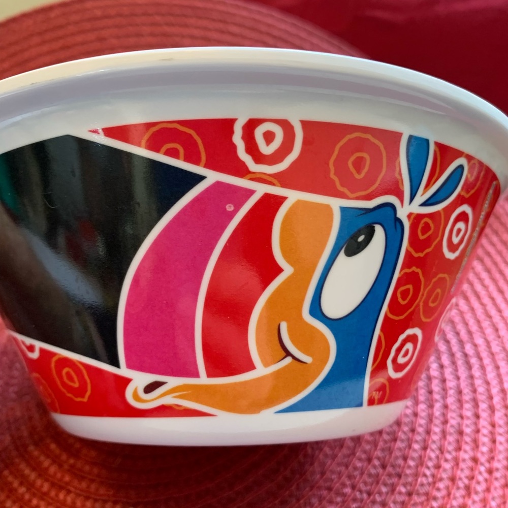 Kellogg’s Large Cereal Bowls(2)Toucan Sam&Tony The Tiger 2015 Fr.Flakes,Fr.Loops
